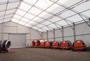 Chapiteaux de stockage