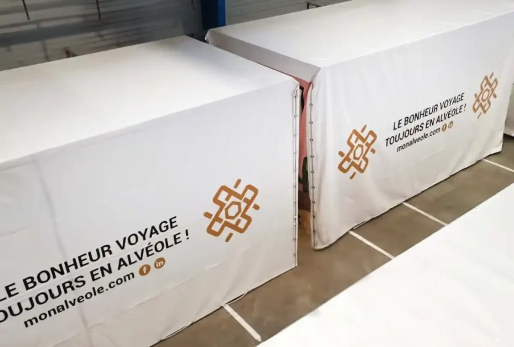 Impression personnalisé de baches grand format pour remorques-2