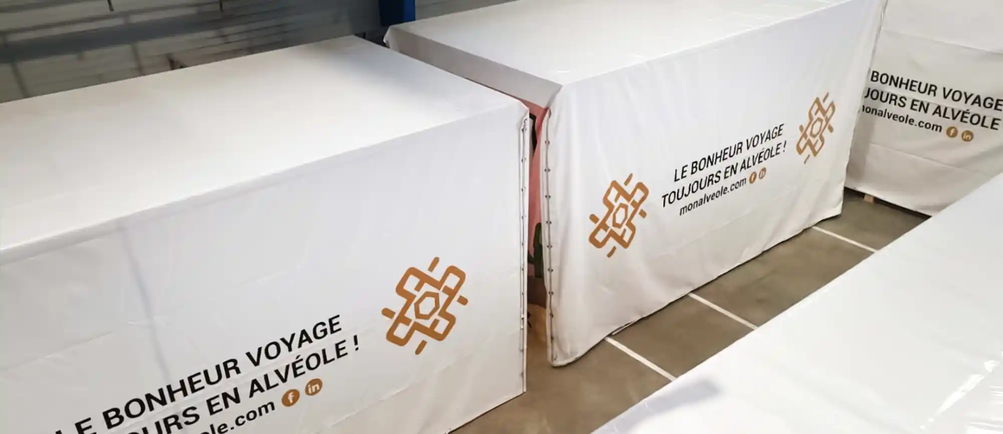 Impression personnalisé de baches grand format pour remorques