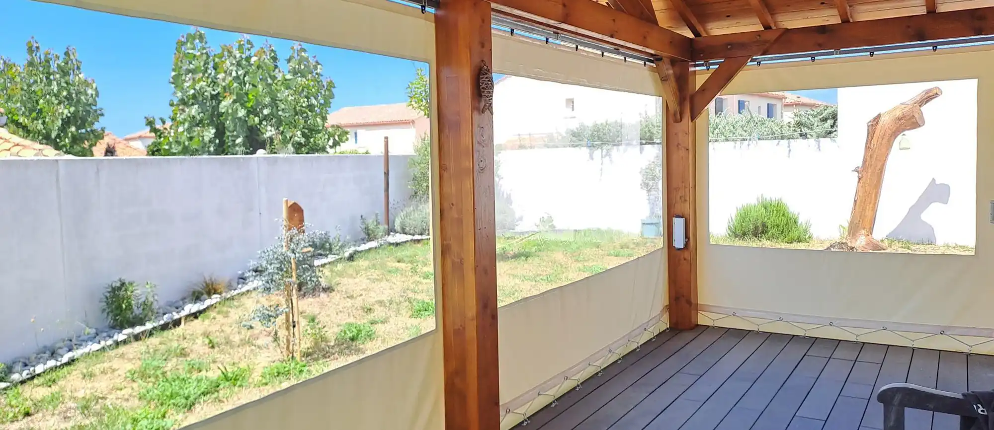_Protection en toile pour pergola